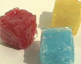 Snow Cheese Cube-Icy Grainy Crunchy ASMR Stress Ball Pre-order Now