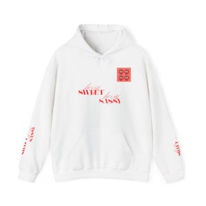 Sweet Kiss Hooded Sweatshirt | Cozy Unisex Hoodie for All Occasions | Perfect Gift for Him/Her | Trendy Streetwear