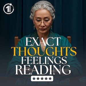 Same Hour Exact Thoughts Reading, Exact Thoughts & Feelings Tarot Reading, Same Hour Spiritual Reading, Relationship Tarot Insight