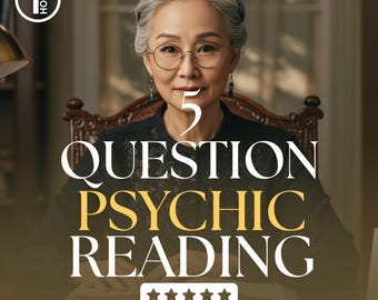 5 Question Psychic Reading, Same Day, Same Hour, Full Card Reading, Future Reading Psychic Reading, Real Answers Insight, 3 Question Reading
