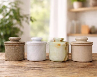 Handmade Butter Dish | French Butter Keeper with Lid | Kitchen Gift