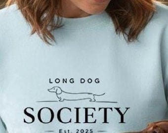 Dachshund Sweatshirt, Dachshund Club, Soft Fleece Heritage Crew
