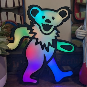 Grateful Dead - Marching Bear LED Lamp