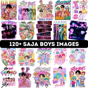 Plus de 120 chasseurs de démons Saja boys PNG | Kpop demon hunters PNG Designs Saja Boys | T-shirts Kpop | Saja Boys Designs PNG