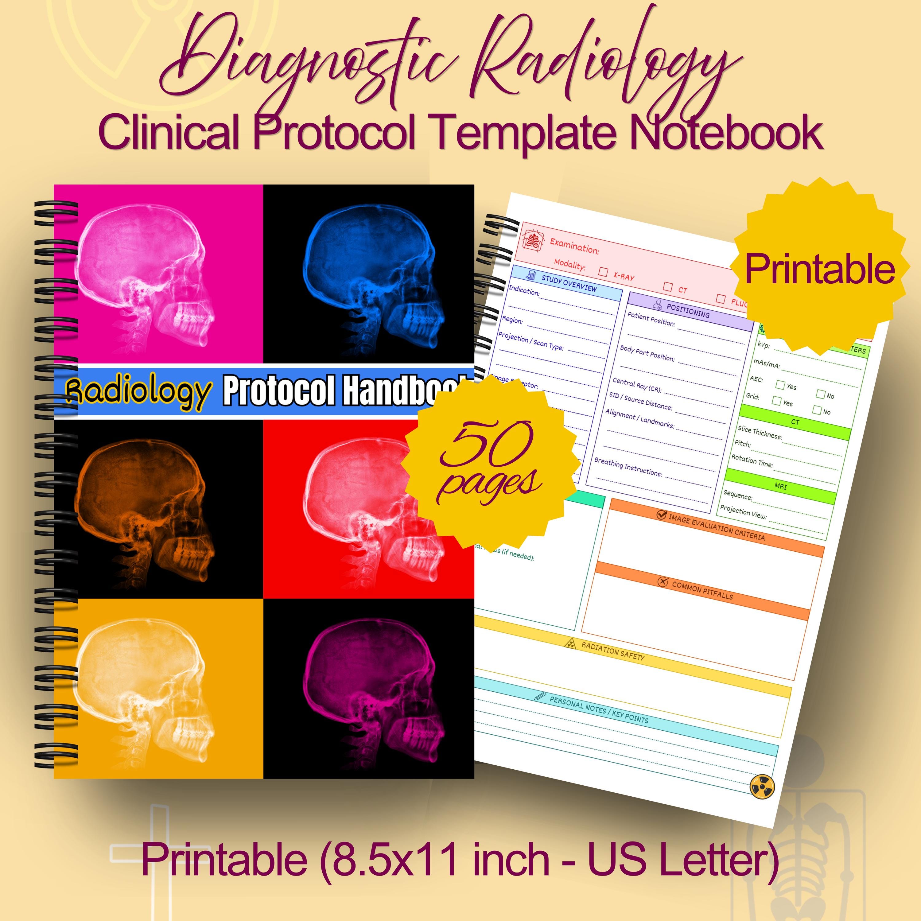 Diagnostic Radiology Pro Notebook | Clinical Protocol Templates ...
