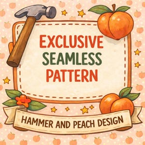 Exclusive custom seamless pattern/ Made to Order / Please read description