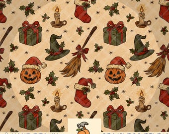 Weihnachtliches Muster - Digitaler Download (12×12", 300 DPI, PNG)