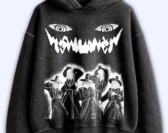 Délavé inspiré du sweat à capuche délavé Saha Boys Demon Hunter, T-shirt Anime Huntrix, chemise unisexe, sweat-shirt vêtements rétro, cadeau pour amoureux d'anime.