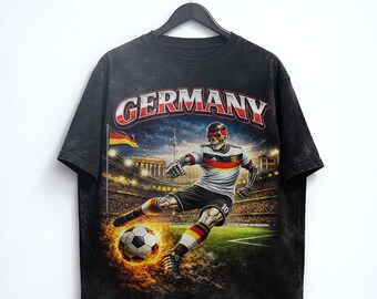 Fussball WM 2026 Deutschland Shirt, Deutschland Fußball Grafik T-Shirt, Vintage Fußball T-Shirt, Deutsches Fan Geschenk, Streetwear Fußball T-Shirt.