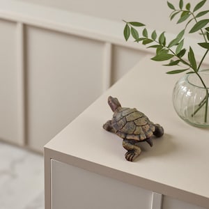 Turtle Resin Statue |  Birthday Gift for Lawn, Backyard, or Home Decor