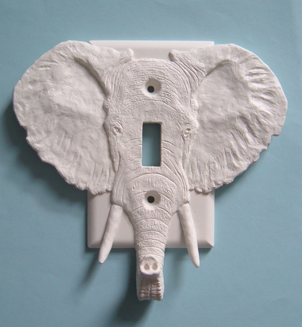 Elephant Light Switch Plate Baby Decor Wall Cover Toggle