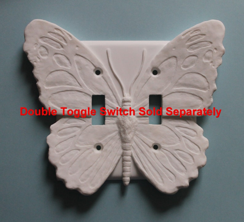 Butterfly / Switch Cover / Wall art / toggle switchplate / Outlet / Butterfly decor / Sculpture / Wall Plate cover image 2
