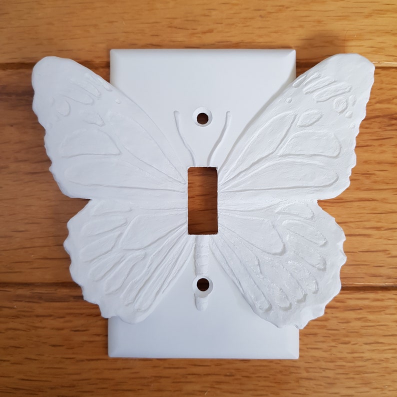 Butterfly / Switch Cover / Wall art / toggle switchplate / Outlet / Butterfly decor / Sculpture / Wall Plate cover image 4