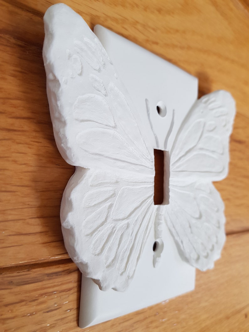 Butterfly / Switch Cover / Wall art / toggle switchplate / Outlet / Butterfly decor / Sculpture / Wall Plate cover image 3
