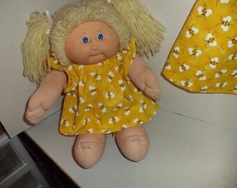 Cabbage Patch Doll Clothes 14 Inch Girl or Preemie Summer Orange Skirt Blouse Hat Clothes Only Cabbage Patch Doll Clothes 14 Inch Girl or Preemie Summer Orange Skirt Blouse Hat Clothes Only