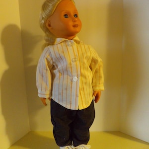 Blouse and  Jeans for 18 inch dolls