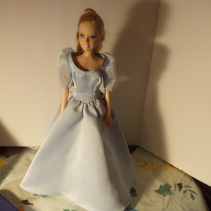 Light Blue Ball Gown for 11 1/2 inch dolls