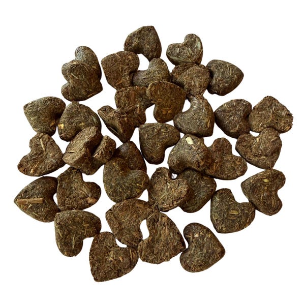 Timothy Hay Treats | Banana Bites for Bunny, Guinea Pig (35 Count)