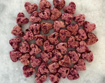 Organic Cranberry Heart Treats for Rabbits & Guinea Pigs | Healthy Dehydrated Small Pet Treats