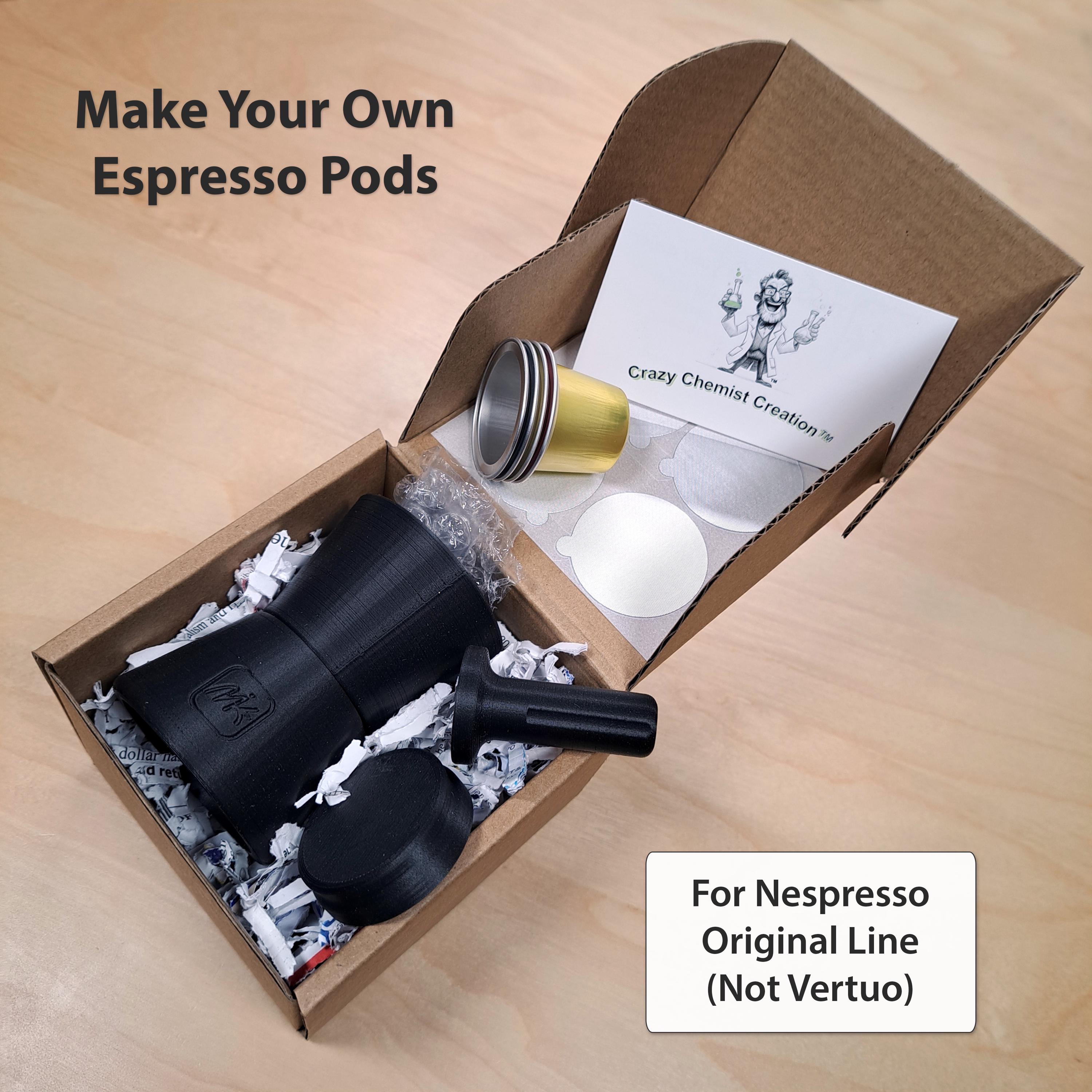 DIY Coffee Pod Kit Make Your Own Coffee Pods Includes Pods & Lids Original Line Compatible Pod Filling Kit DIY Coffee Pod Kit Make Your Own Coffee Pods Includes Pods & Lids Original Line Compatible Pod Filling Kit