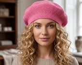 Crochet Beret Pattern PDF | Classic Crochet Beret Hat | Cinnamon Beret Crochet Pattern | French Beret Crochet | Womens Crochet Hat