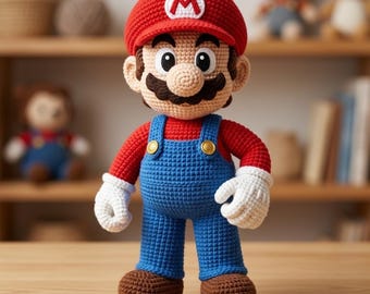 スーパーマリオぬいぐるみ ヴィンテージアニメおもちゃ 8.5インチ