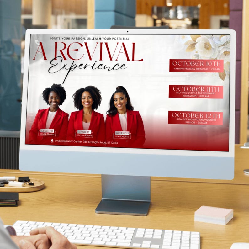 Revival Canva Church Flyer Bundle Canva Templates, Canva Church ...