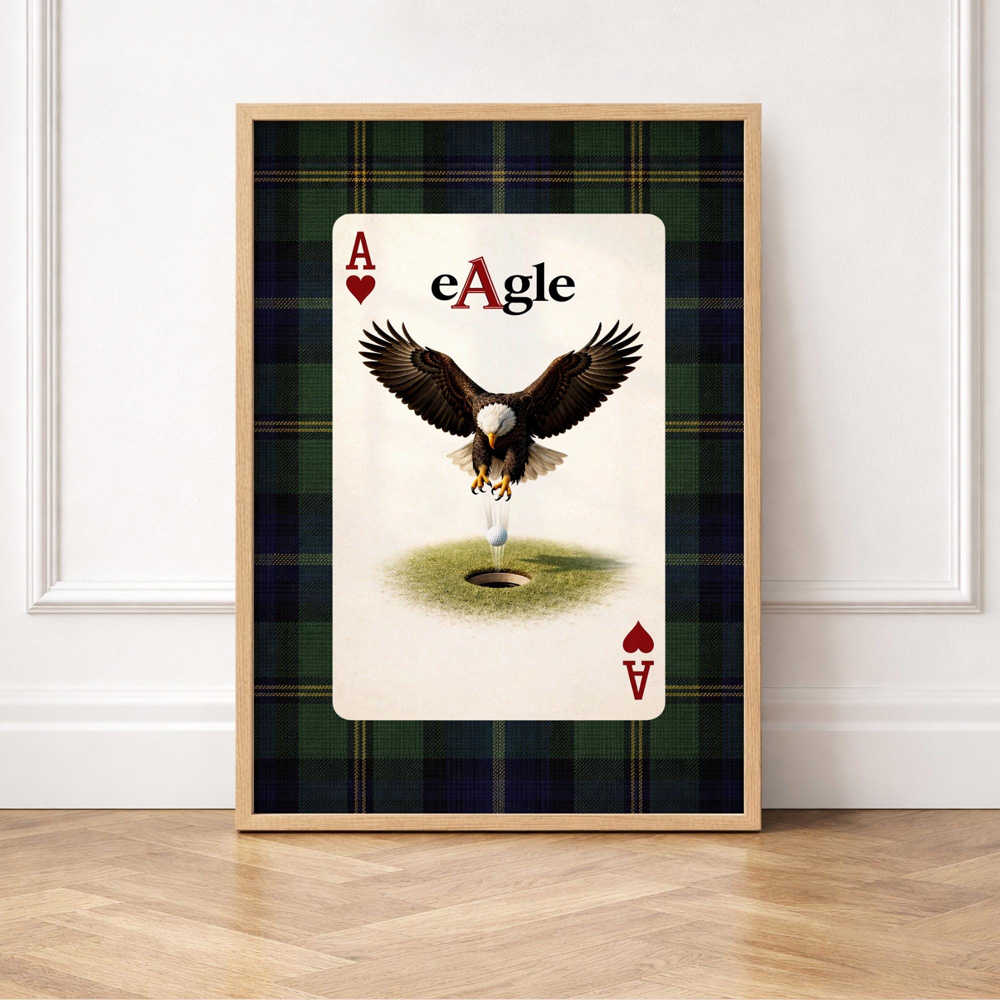 Vintage Golf Card Ace Art - Etsy