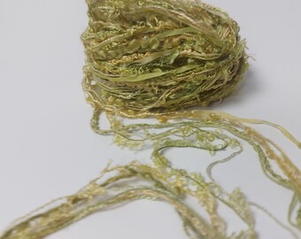 Hand dyed embroidery thread. Variegated Silk thread collection