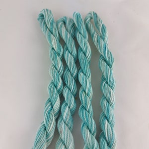 Handgefärbter Stickgarn, mercerisierte Baumwolle, Einzelbaumwolle, Buntgarnperle 5