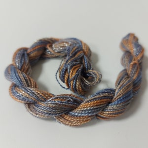 Variegated Hand dyed Embroidery thread hand dyed Perle thread Sewing thread image 1