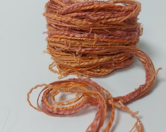 Hand dyed embroidery thread. Variegated cotton thread collection