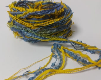 Hand dyed embroidery thread. Variegated cotton thread collection