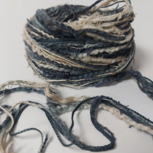 Grey Hand dyed embroidery thread. Variegated cotton thread collection