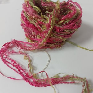 Hand dyed Silk embroidery thread. Mixed thread collection. Fibre arts
