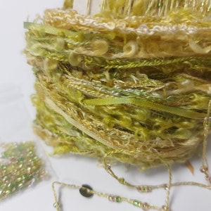 Silk hand dyed embroidery thread collection. Textile Fibre art supply image 4