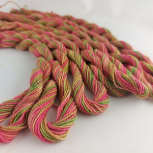 Handgefärbter Stickgarn, mercerisierte Baumwolle, Einzelbaumwolle, Buntgarnperle 5