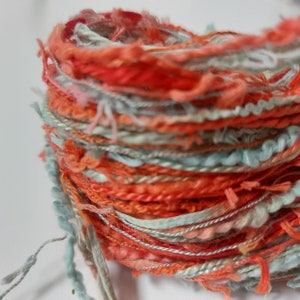 Hand dyed embroidery thread. Variegated cotton thread collection