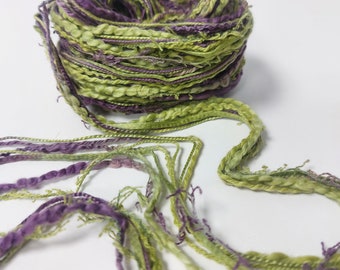 Hand dyed embroidery thread. Variegated cotton thread collection