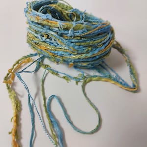 Hand dyed embroidery thread. Variegated cotton thread collection