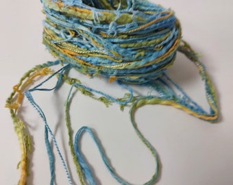 Hand dyed embroidery thread. Variegated cotton thread collection