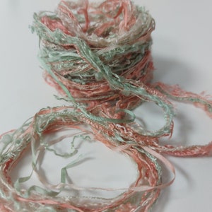 Hand dyed Silk embroidery thread. Mixed thread collection. Fibre arts