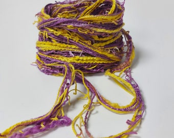 Hand dyed embroidery thread. Variegated cotton thread collection