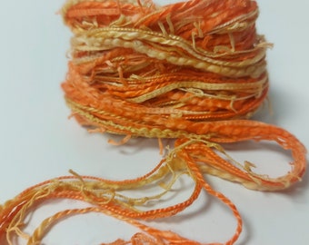 Hand dyed embroidery thread. Variegated cotton thread collection