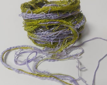 Hand dyed embroidery thread. Variegated cotton thread collection