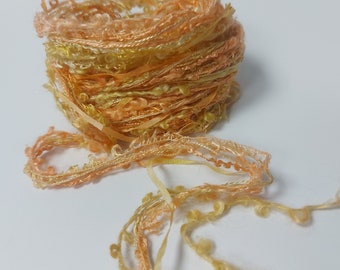 MINGGUXIUYI Filo di seta di gelso naturale 100% per ricamo fatto a mano, 7 bobine ciascuna da 22 metri (10