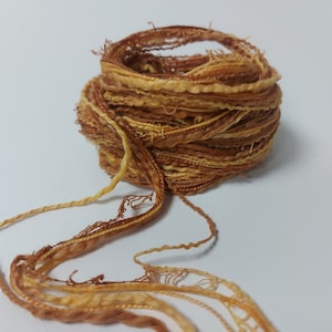 Hand dyed embroidery thread. Variegated cotton thread collection