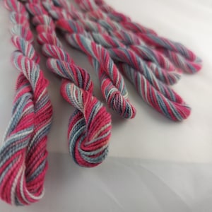 Handgefärbter Stickgarn, mercerisierte Baumwolle, Einzelbaumwolle, Buntgarnperle 5