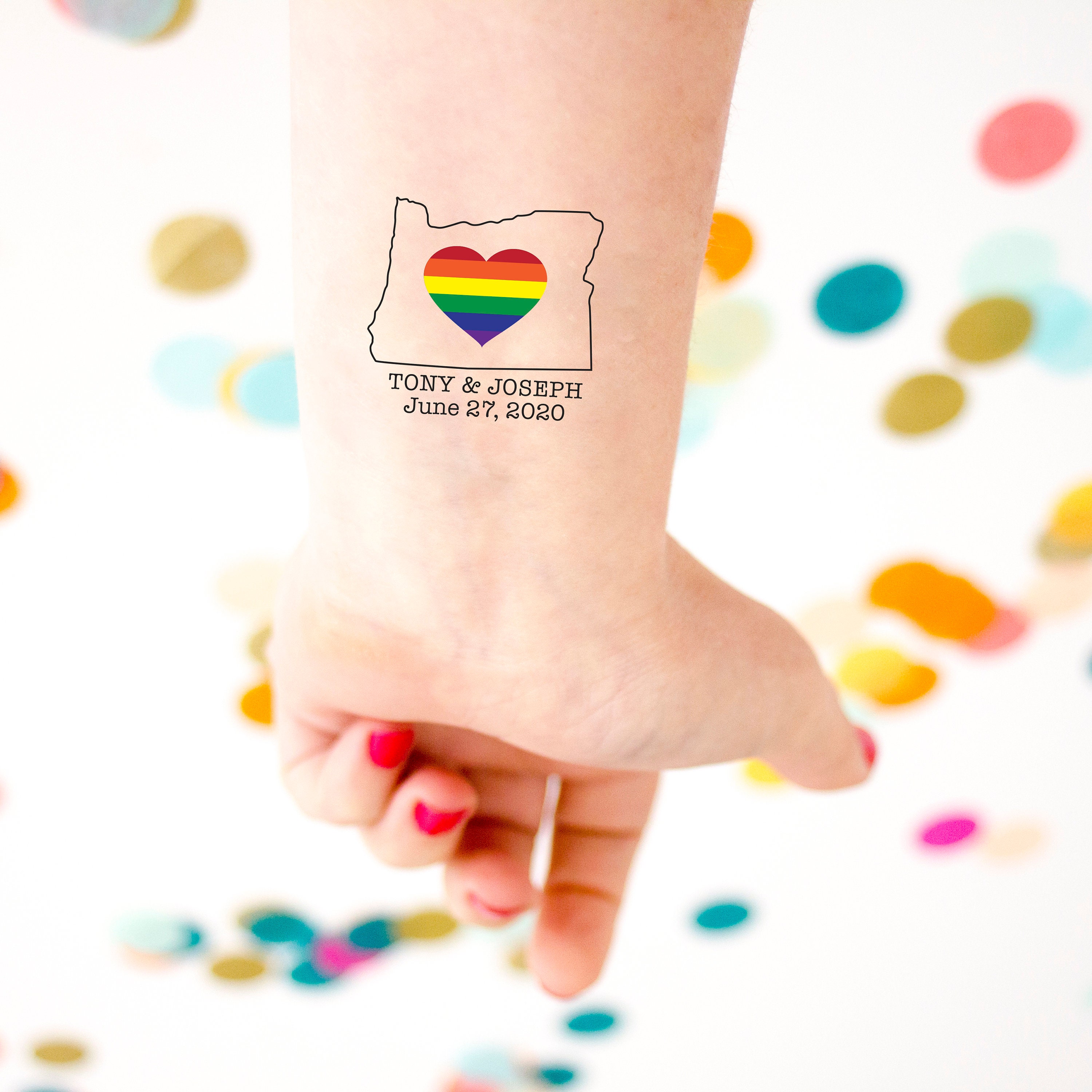 Gay Pride Tattoos - Etsy Gay Pride Tattoos - Etsy