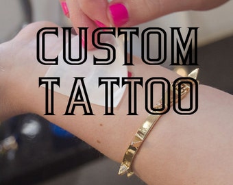 A Custom Order custom tattoo design, custom tattoo order, customized tattoos, personalized tattoos, KMD, approved design